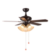 42inch Classical Style 5blades Ceiling Bedroom Fan with Remote Control Ceiling Fan with Light