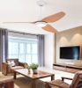 3 Blades Remote Control Indoor 52 Inch Modern Led Ceiling Fan