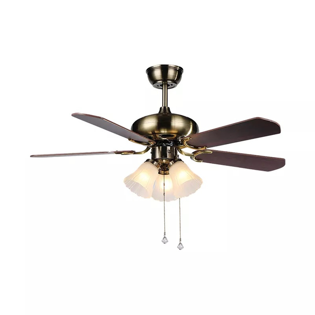 Indoor Decorative Living Room 5 Blade 42 Inch Ceiling Fan With Light