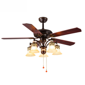 52 Inch 5 Blades Pull Chian Home Decorators Ceiling Fan With Light