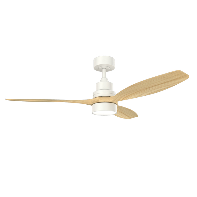 52 Inch Remote Control 3 Blades Ceiling Fan With Led Light