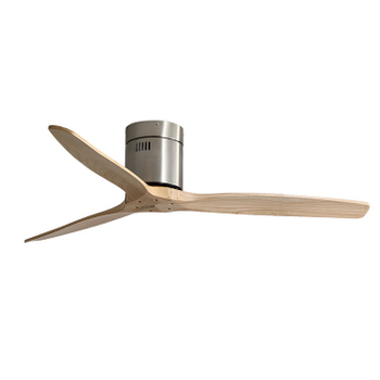 52 Inch Fashionable Solid Wood Led Ceiling Fan Without Light