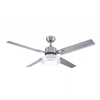 48 Inch Stainless Steel Blade Ceiling Fan with LED Light