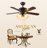 42inch Classical Style 5blades Ceiling Bedroom Fan with Remote Control Ceiling Fan with Light