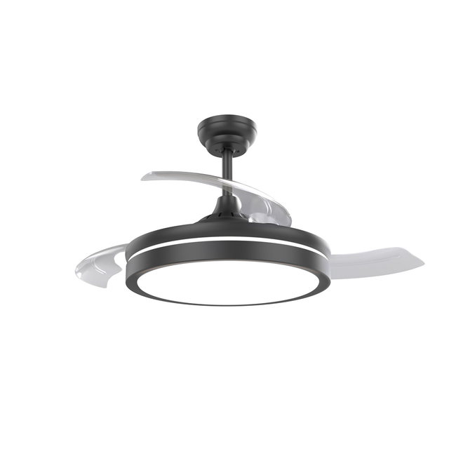 42 Inch Indoor Decorative Retractable Ceiling Fan With Light KBS-Y4265