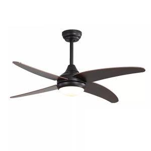 4 Blades Bedroom 48 In Ceiling Fan With Light And Remote Control