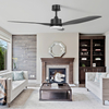 50 Inch Indoor Modern Remote Control Smart Ceiling Fan With Light KBS-50K001