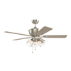 48 Inch Classics Indoor Living Room Smart Reversible BLDC Motor Modern Ceiling Fan With Light