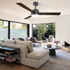 52 Inch Indoor Low Profile Modern Ceiling Fan With Light And Remote KBS-52K028