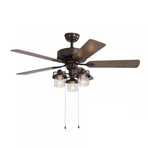 52 Inch Modern Decorative Indoor Farmhouse Ceiling Fan With Remote