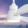 48 Inch Indoor Modern Dc Motor Led 3 Blade Ceiling Fan with Light And Remote