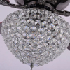 52 Inch Customized Crystal Lamp Pull Chain Control Ceiling Fan