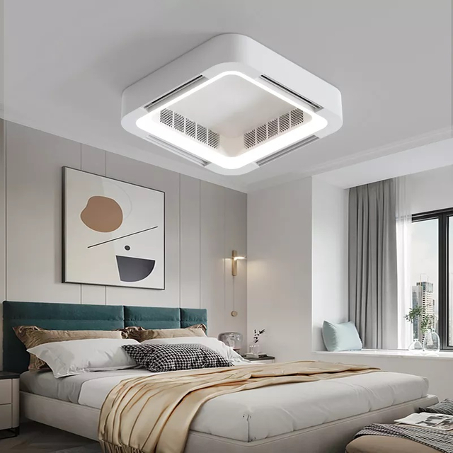 52 Inch Bladeless App Control Ceiling Fan With Light