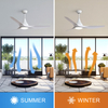 Office Indoor Smart 52 Inch ABS Modern Ceiling Fan With Light KBS-52217