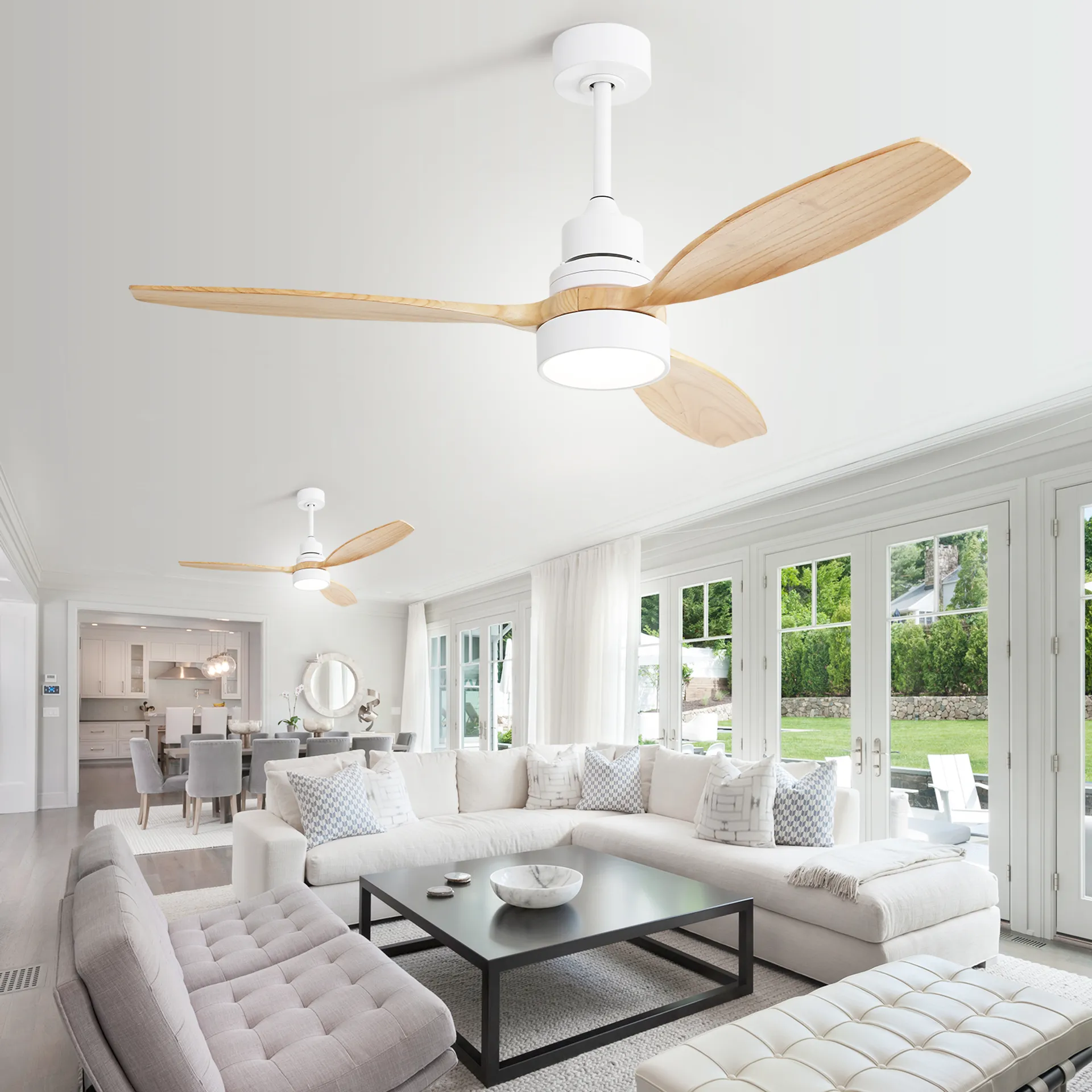 Solid Wood Ceiling Fan