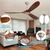 60 Inch Indoor Outdoor Decorative Reversible Solid Wood Ceiling Fan KBS-6004