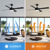 Indoor Living Room Smart Modern Led Ceiling Fan With Light KBS-52137