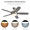 52 Inch Plywood Blades Smart Dimmable LED Modern Ceiling Fan KBS-5268