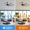 Indoor 66 Inch Smart Big Modern Ceiling Fan With Light KBS-66K001