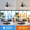 48 Inch Indoor Decorative Modern Ceiling Fan With Remote Control KBS-48K002