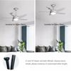 52 Inch Dc Motor Indoor Smart Modern Ceiling Fan With Light KBS-52122