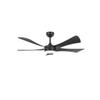 52 Inch 5 Blade Large Black Industrial Ventilation Ceiling Fan Modern Smart Ceiling Fan Light