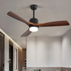 Indoor Bedroom Solid Wood Ceiling Fan With Light KBS-52147