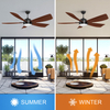 Living Room Led Light Solid Wood Ceiling Fan KBS-52232