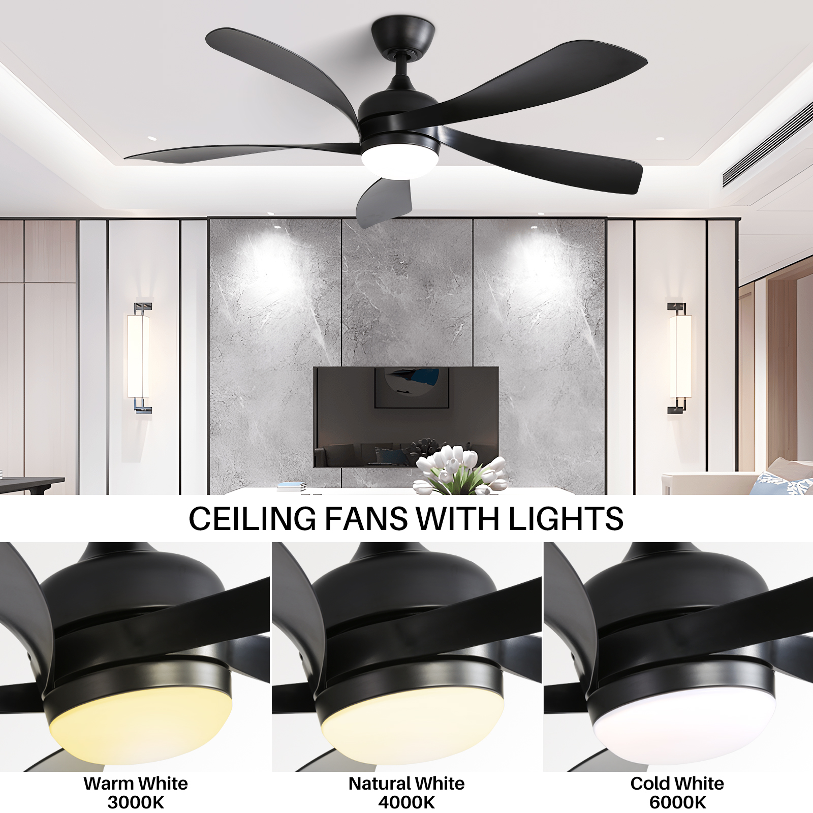 Energy-Efficient Ceiling Fan Light5