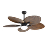 52 Inch Indoor Outdoor Modern Rattan Decorative Ceiling Fan With Light KBS-5228D