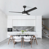 52 Inch Indoor Modern Decorative Ceiling Fan With LED Light And Remote Control KBS-52K170