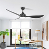 Big Size Long Blade 56-inch Ceiling Fan Reversible Motor Ceiling Fan Modern Nordic Simple Mute Ceiling Fan Light KBS-56K009