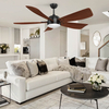 Living Room Led Light Solid Wood Ceiling Fan KBS-52232