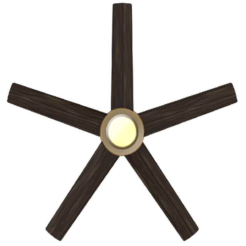 Fans with five blades