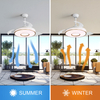 Indoor 42 Inch Smart Retractable Led Ceiling Fan With Light KBS-Y42116