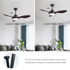 Indoor 3 ABS Blades Smart Ceiling Fan With Light KBS-4703