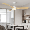 Indoor Decorative 52 Inch Solid Wood Ceiling Fan With Light KBS-52237