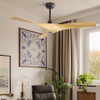 52 Inch Indoor Decorative ABS Led Modern Ceiling Fan KBS-52159