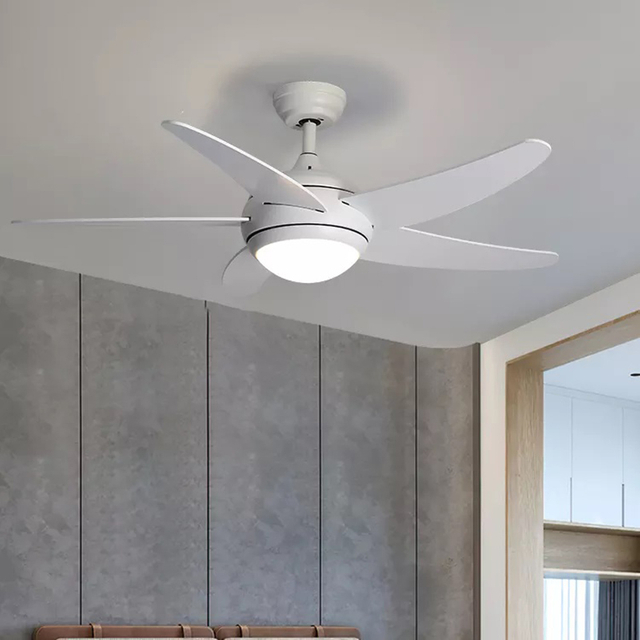 52 Inch Dc Motor Indoor Smart Modern Ceiling Fan With Light KBS-52122