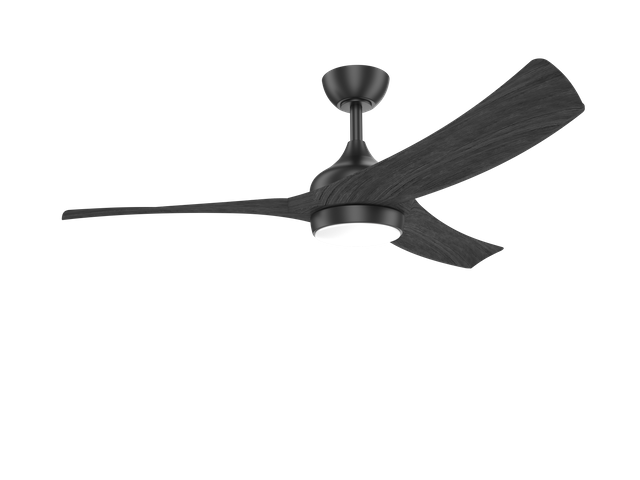 High Quality 3 solid wood Blades Morden Smart Ceiling Fan With Light And Remote Control