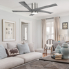 Indoor Dimmable Modern Solid Wood Ceiling Fan With Light KBS-52K084