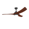 Morden Smart High Quality Ceiling Fan 52 Inch 3 Solid Wood Blade Ceiling Fan With Light And Remote Control