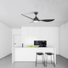 Big Size Long Blade 56-inch Ceiling Fan Reversible Motor Ceiling Fan Modern Nordic Simple Mute Ceiling Fan Light KBS-56K009