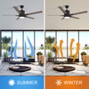 52 Inch Remote Control Smart Modern Led Ceiling Fan KBS-52236