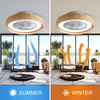 Low Profile Decorative Led Modern Ceiling Fan For Bedroom KBS-24K001