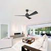 New Utility Ceiling Fan Large Black Ceiling Fan With Remotr Modern For Outdoor KBS-52K171