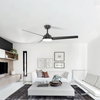 Modern Decorative Indoor 3 Blade Remote Control LED Ceiling Fan With Light KBS-52K152