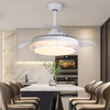 42 Inch Indoor Modern Retractable Led Ceiling Fan With Light Y42132