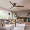 Decorative Solid Wood Ceiling Fan With Light KBS-52245