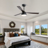 52 Inch Remote Control Dimmable Led Modern Ceiling Fan KBS-52K036